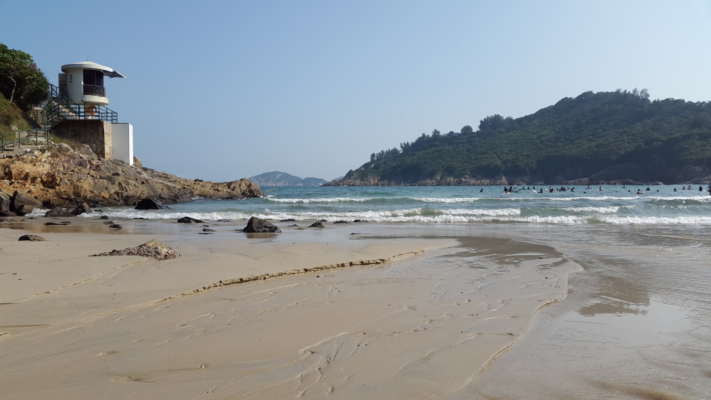 Shek O beach accessible from Dragon's Back Trail